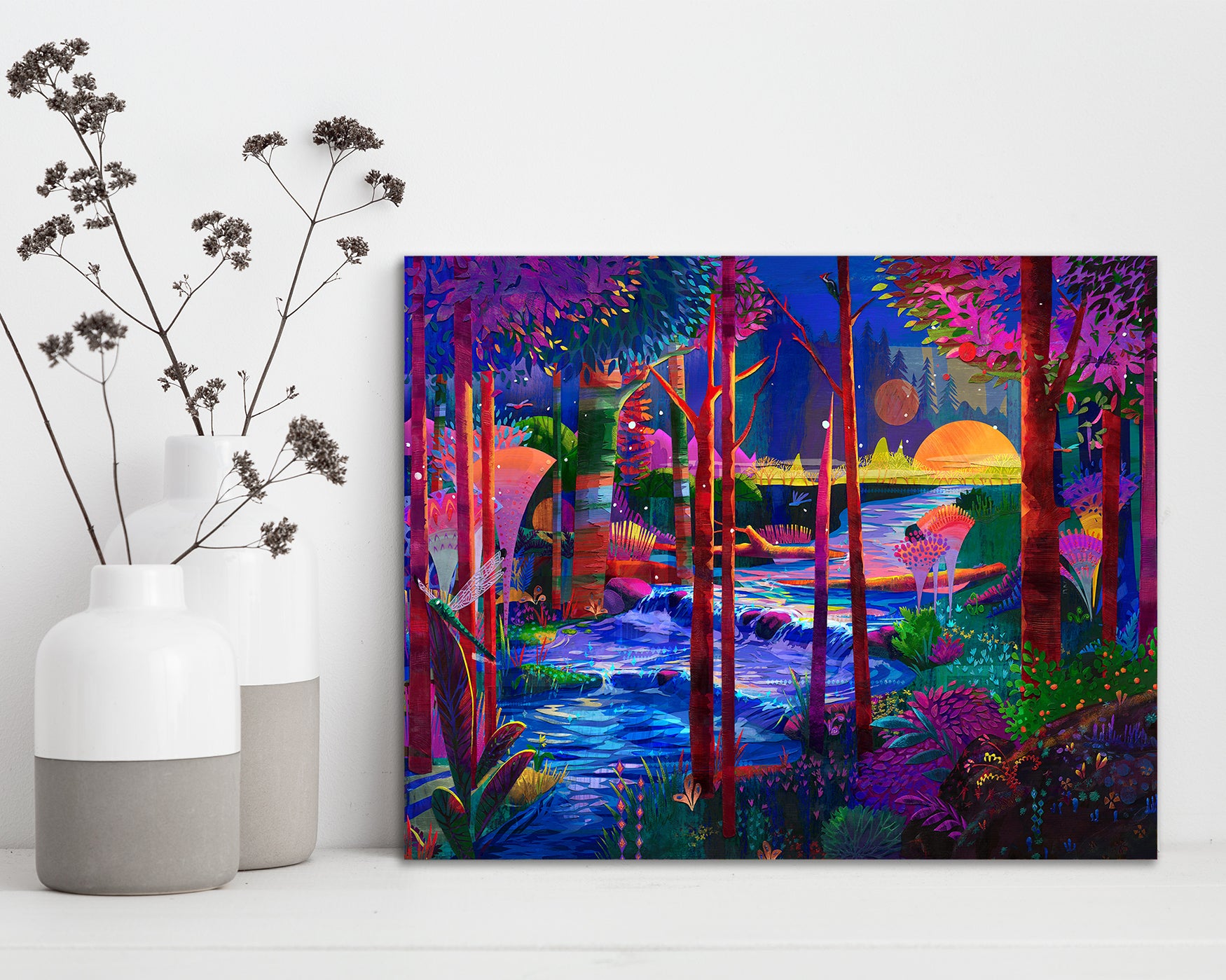 Sleeping Giants (Art Print Metal)