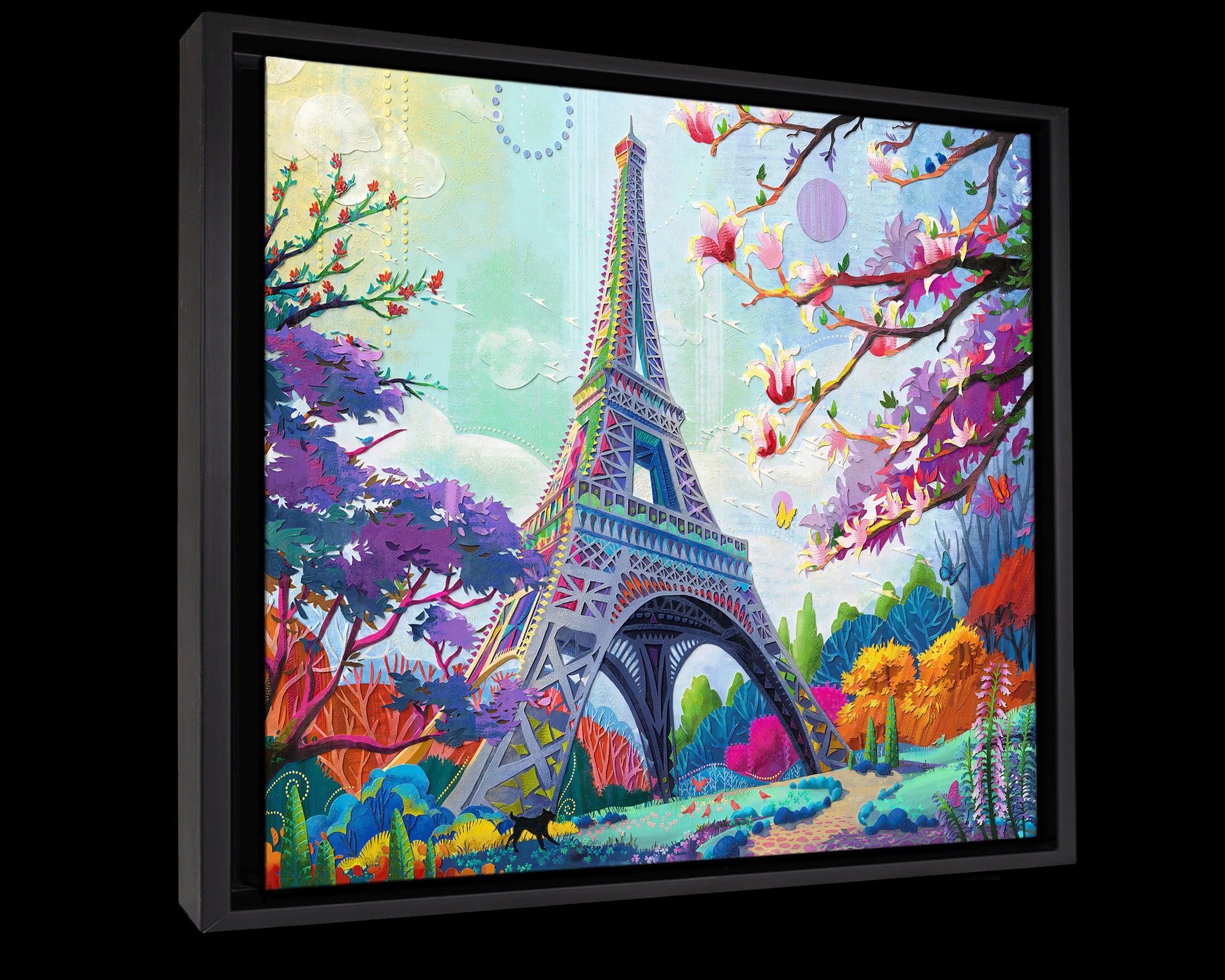 Paris (Framed Canvas Prints)