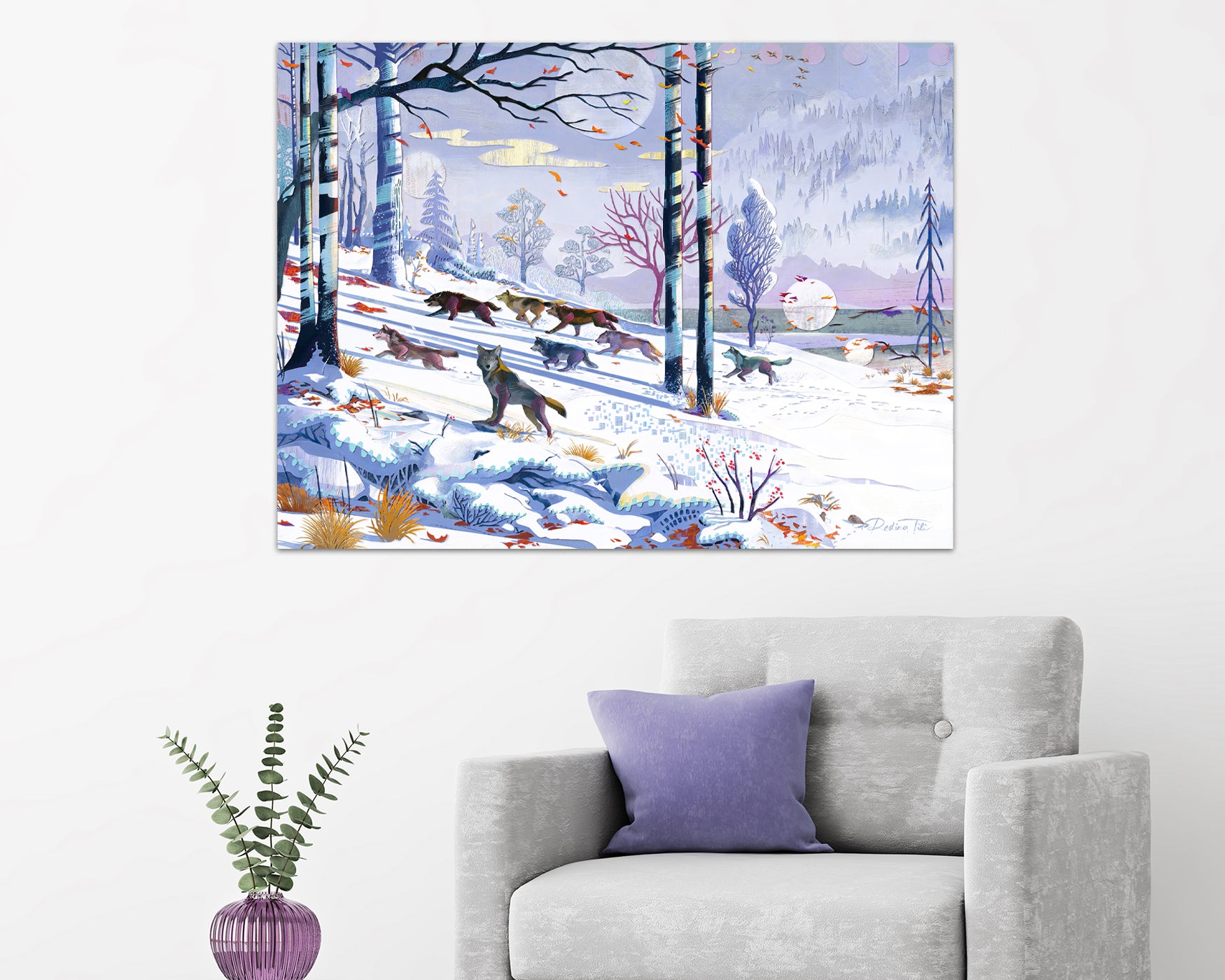 
                  
                    Winter Wolves (Art Print Cardstock)
                  
                