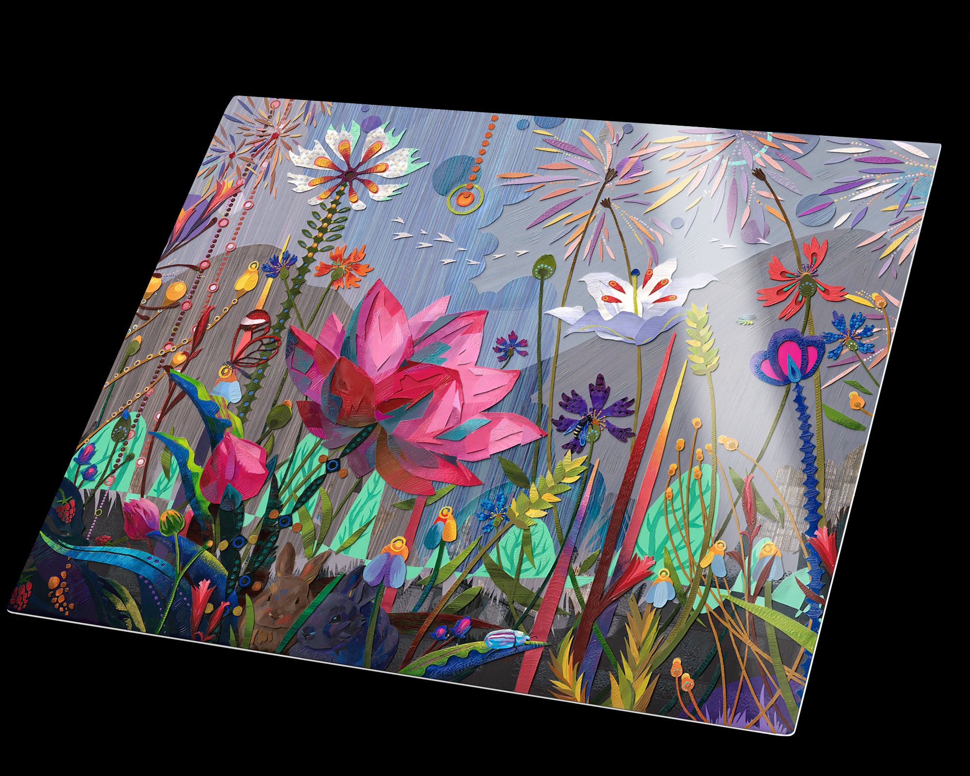 Wild Blooms (Art Print Metal)